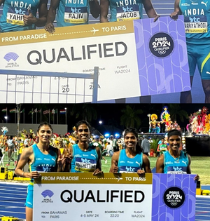 Indian relay teams book Paris 2024 berth in Bahamas | Indian relay teams book Paris 2024 berth in Bahamas