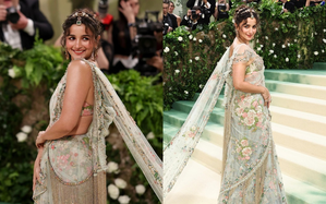 Alia attends MET Gala in Sabyasachi saree that took 'collective effort' of 163 individuals | Alia attends MET Gala in Sabyasachi saree that took 'collective effort' of 163 individuals