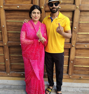 ‘My vote, my right,’: Ravindra Jadeja casts his vote in Jamnagar | ‘My vote, my right,’: Ravindra Jadeja casts his vote in Jamnagar ‘My vote, my right,’: Ravindra Jadeja casts his vote in Jamnagar | ‘My vote, my right,’: Ravindra Jadeja casts his vote in Jamnagar