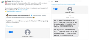 DoT in action against cybercrime: Mobile number disconnected, handsets blocked after techie reports fraud | DoT in action against cybercrime: Mobile number disconnected, handsets blocked after techie reports fraud