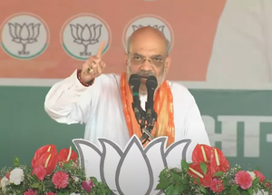 Opposition will put 'Babri lock' on Ram temple, warns Amit Shah | Opposition will put 'Babri lock' on Ram temple, warns Amit Shah