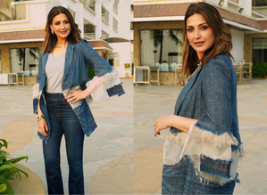 Sonali Bendre nails denim-on-denim look on 'breezy afternoon' | Sonali Bendre nails denim-on-denim look on 'breezy afternoon'