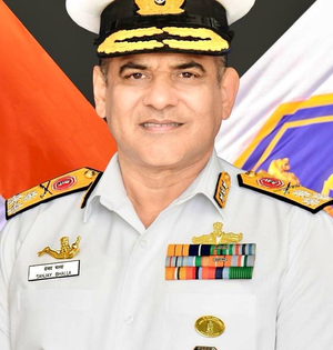 Vice Admiral Sanjay Bhalla assumes charge as chief of personnel of Indian Navy | Vice Admiral Sanjay Bhalla assumes charge as chief of personnel of Indian Navy