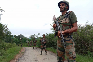 J&K: Forces launch search operation in Samba after suspicious movement near IB | J&K: Forces launch search operation in Samba after suspicious movement near IB