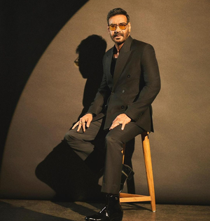 Ajay Devgn looks dapper in suit, Italian patent leather shoes | Ajay Devgn looks dapper in suit, Italian patent leather shoes