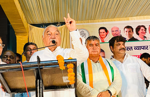 On campaign trail, Bhupinder Hooda says Congress will fulfil all its poll promises | On campaign trail, Bhupinder Hooda says Congress will fulfil all its poll promises