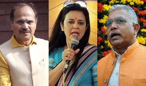 Bengal: Adhir Ranjan Chowdhury, Dilip Ghosh, Mahua Moitra in fray in 4th phase polling | Bengal: Adhir Ranjan Chowdhury, Dilip Ghosh, Mahua Moitra in fray in 4th phase polling