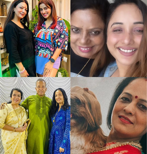 Bhopuri divas Akshara, Rani Chatterjee, Aamrapali & Yaminiiee ooze love in Mother's Day notes | Bhopuri divas Akshara, Rani Chatterjee, Aamrapali & Yaminiiee ooze love in Mother's Day notes