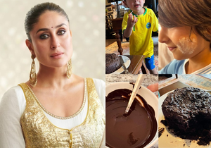 A peek into Kareena's Mother's Day celebration; asks fans to guess who ate the cake | A peek into Kareena's Mother's Day celebration; asks fans to guess who ate the cake