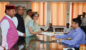 Hopefully will get success in politics too, says Kangana on filing nomination from Mandi | Hopefully will get success in politics too, says Kangana on filing nomination from Mandi