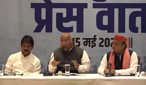 INDIA bloc will double the quantity of free ration: Kharge | INDIA bloc will double the quantity of free ration: Kharge