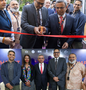 I&B Secretary, Indian envoy, 'Delhi Crime' director open Bharat Pavilion at Cannes | I&B Secretary, Indian envoy, 'Delhi Crime' director open Bharat Pavilion at Cannes