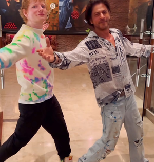 Ed Sheeran talks about meeting 'warm human being' SRK and jamming on some songs with him | Ed Sheeran talks about meeting 'warm human being' SRK and jamming on some songs with him Ed Sheeran talks about meeting 'warm human being' SRK and jamming on some songs with him | Ed Sheeran talks about meeting 'warm human being' SRK and jamming on some songs with him