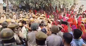 Rajasthan Cong slams BJP for anti-encroachment drive in Jalore amid protests | Rajasthan Cong slams BJP for anti-encroachment drive in Jalore amid protests Rajasthan Cong slams BJP for anti-encroachment drive in Jalore amid protests | Rajasthan Cong slams BJP for anti-encroachment drive in Jalore amid protests