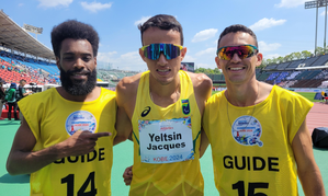Brazilian para runner Jacques breaks Men's 5,000m T11 world record | Brazilian para runner Jacques breaks Men's 5,000m T11 world record