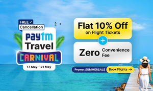 Paytm travel carnival offers deals on domestic flights, discounts on train, bus bookings | Paytm travel carnival offers deals on domestic flights, discounts on train, bus bookings