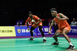 Thailand Open: Satwik-Chirag and Ashwini-Tanisha into semis; Meirba suffers exit | Thailand Open: Satwik-Chirag and Ashwini-Tanisha into semis; Meirba suffers exit