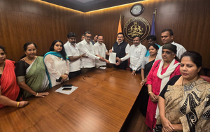 BJP delegation meets DGP, raises concern over Hindus being treated as 'second-class' citizens in K'taka | BJP delegation meets DGP, raises concern over Hindus being treated as 'second-class' citizens in K'taka