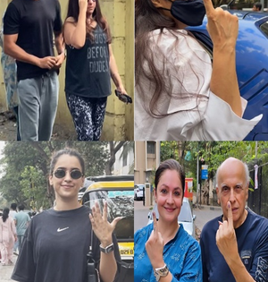 'Walked our talk, talked our walk', declares Pooja Bhatt; Tabu, Farhan, Zoya, Sanya cast vote | 'Walked our talk, talked our walk', declares Pooja Bhatt; Tabu, Farhan, Zoya, Sanya cast vote 'Walked our talk, talked our walk', declares Pooja Bhatt; Tabu, Farhan, Zoya, Sanya cast vote | 'Walked our talk, talked our walk', declares Pooja Bhatt; Tabu, Farhan, Zoya, Sanya cast vote