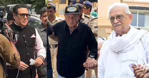 Govinda exercises his right to vote, so do Gulzar and Salim Khan | Govinda exercises his right to vote, so do Gulzar and Salim Khan Govinda exercises his right to vote, so do Gulzar and Salim Khan | Govinda exercises his right to vote, so do Gulzar and Salim Khan