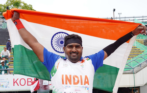 World Para-Athletics: Sachin Khilari bags gold in men's Shot Put F46 with Asian record | World Para-Athletics: Sachin Khilari bags gold in men's Shot Put F46 with Asian record
