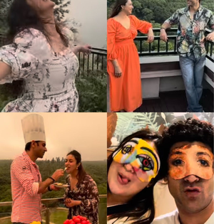 Divyanka shares glimpses of her 'much-needed stress buster' with hubby Vivek | Divyanka shares glimpses of her 'much-needed stress buster' with hubby Vivek Divyanka shares glimpses of her 'much-needed stress buster' with hubby Vivek | Divyanka shares glimpses of her 'much-needed stress buster' with hubby Vivek