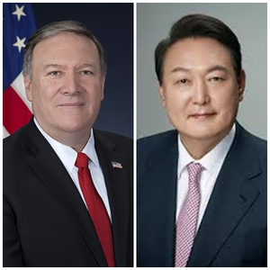 Yoon meets ex-US Secretary Pompeo, discusses Korean Peninsula issues | Yoon meets ex-US Secretary Pompeo, discusses Korean Peninsula issues