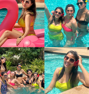A peek into Aparna Dixit’s fun-filled pool holiday with Ankita Lokhande and other celebrities | A peek into Aparna Dixit’s fun-filled pool holiday with Ankita Lokhande and other celebrities