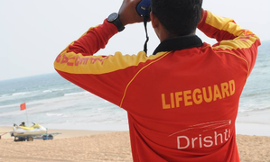 Goa beaches marked with red flags, even wading discouraged | Goa beaches marked with red flags, even wading discouraged Goa beaches marked with red flags, even wading discouraged | Goa beaches marked with red flags, even wading discouraged