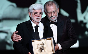Coppola presents honorary Palme d'Or to lifelong buddy George Lucas at Cannes | Coppola presents honorary Palme d'Or to lifelong buddy George Lucas at Cannes