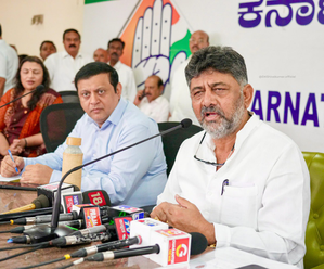 Sex scandal: Prajwal free to say anything, but must face the law, says Shivakumar | Sex scandal: Prajwal free to say anything, but must face the law, says Shivakumar Sex scandal: Prajwal free to say anything, but must face the law, says Shivakumar | Sex scandal: Prajwal free to say anything, but must face the law, says Shivakumar