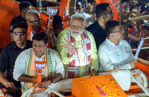 PM Modi’s vibrant roadshow touches three iconic destinations in Kolkata | PM Modi’s vibrant roadshow touches three iconic destinations in Kolkata PM Modi’s vibrant roadshow touches three iconic destinations in Kolkata | PM Modi’s vibrant roadshow touches three iconic destinations in Kolkata