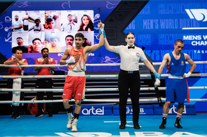 Boxing World qualifiers: Nishant Dev, Sachin Siwach register convincing wins to reach pre-quarters | Boxing World qualifiers: Nishant Dev, Sachin Siwach register convincing wins to reach pre-quarters Boxing World qualifiers: Nishant Dev, Sachin Siwach register convincing wins to reach pre-quarters | Boxing World qualifiers: Nishant Dev, Sachin Siwach register convincing wins to reach pre-quarters