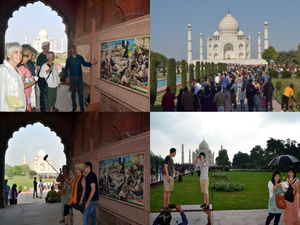 Scorching Summer: Tourists brave Agra's blazing heatwave | Scorching Summer: Tourists brave Agra's blazing heatwave Scorching Summer: Tourists brave Agra's blazing heatwave | Scorching Summer: Tourists brave Agra's blazing heatwave