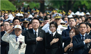 Yoon says S.Korea will never overlook N.Korea's 'despicable' provocations | Yoon says S.Korea will never overlook N.Korea's 'despicable' provocations