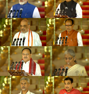 Beginning of Modi 3.0: New NDA govt takes shape, PM Modi along with Cabinet takes oath | Beginning of Modi 3.0: New NDA govt takes shape, PM Modi along with Cabinet takes oath Beginning of Modi 3.0: New NDA govt takes shape, PM Modi along with Cabinet takes oath | Beginning of Modi 3.0: New NDA govt takes shape, PM Modi along with Cabinet takes oath