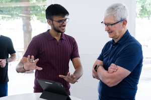 Tim Cook meets Indian student ahead of Apple WWDC 2024 | Tim Cook meets Indian student ahead of Apple WWDC 2024 Tim Cook meets Indian student ahead of Apple WWDC 2024 | Tim Cook meets Indian student ahead of Apple WWDC 2024