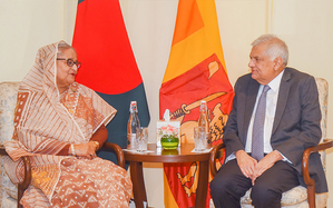 Lankan President thanks India and Bangladesh for providing assistance during crisis | Lankan President thanks India and Bangladesh for providing assistance during crisis Lankan President thanks India and Bangladesh for providing assistance during crisis | Lankan President thanks India and Bangladesh for providing assistance during crisis