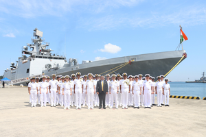 Indian Navy stealth frigate reaches Japan's Yokosuka for joint maritime ...