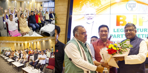 Third BJP govt in Arunachal led by Pema Khandu to be sworn in on Thursday | Third BJP govt in Arunachal led by Pema Khandu to be sworn in on Thursday Third BJP govt in Arunachal led by Pema Khandu to be sworn in on Thursday | Third BJP govt in Arunachal led by Pema Khandu to be sworn in on Thursday