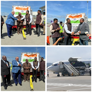 Papua New Guinea thanks India as humanitarian aid reaches Port Moresby | Papua New Guinea thanks India as humanitarian aid reaches Port Moresby Papua New Guinea thanks India as humanitarian aid reaches Port Moresby | Papua New Guinea thanks India as humanitarian aid reaches Port Moresby