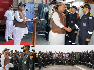 Our Navy is emerging as a new powerful force, says Rajnath Singh | Our Navy is emerging as a new powerful force, says Rajnath Singh Our Navy is emerging as a new powerful force, says Rajnath Singh | Our Navy is emerging as a new powerful force, says Rajnath Singh
