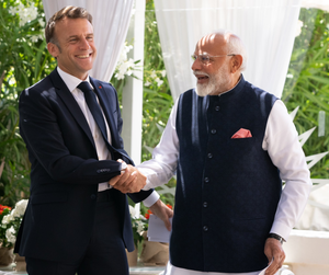 After chairing AI Summit together, PM Modi and Macron set to give new thrust to India-France ties | After chairing AI Summit together, PM Modi and Macron set to give new thrust to India-France ties After chairing AI Summit together, PM Modi and Macron set to give new thrust to India-France ties | After chairing AI Summit together, PM Modi and Macron set to give new thrust to India-France ties