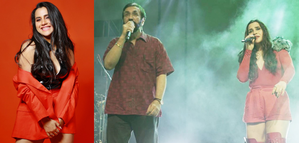 Nikhita Gandhi's father joins her on stage at Kolkata event, belts out popular Bengali song | Nikhita Gandhi's father joins her on stage at Kolkata event, belts out popular Bengali song Nikhita Gandhi's father joins her on stage at Kolkata event, belts out popular Bengali song | Nikhita Gandhi's father joins her on stage at Kolkata event, belts out popular Bengali song