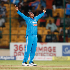 1st ODI: Mandhana’s 117, Sobhana’s 4-21 helps India decimate South Africa by 143 runs | 1st ODI: Mandhana’s 117, Sobhana’s 4-21 helps India decimate South Africa by 143 runs 1st ODI: Mandhana’s 117, Sobhana’s 4-21 helps India decimate South Africa by 143 runs | 1st ODI: Mandhana’s 117, Sobhana’s 4-21 helps India decimate South Africa by 143 runs