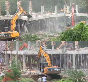 Factors that led to demolition of YSRCP's under-construction office | Factors that led to demolition of YSRCP's under-construction office Factors that led to demolition of YSRCP's under-construction office | Factors that led to demolition of YSRCP's under-construction office