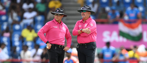 T20 World Cup: Gaffaney, Tucker named on-field umpires for India-England clash; Nitin Menon to officiate first SF | T20 World Cup: Gaffaney, Tucker named on-field umpires for India-England clash; Nitin Menon to officiate first SF T20 World Cup: Gaffaney, Tucker named on-field umpires for India-England clash; Nitin Menon to officiate first SF | T20 World Cup: Gaffaney, Tucker named on-field umpires for India-England clash; Nitin Menon to officiate first SF