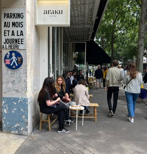 CM Naidu delighted over Araku Coffee's second cafe in Paris | CM Naidu delighted over Araku Coffee's second cafe in Paris CM Naidu delighted over Araku Coffee's second cafe in Paris | CM Naidu delighted over Araku Coffee's second cafe in Paris