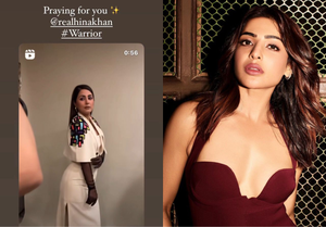 Samantha hails 'warrior' Hina Khan as she undergoes treatment for breast cancer | Samantha hails 'warrior' Hina Khan as she undergoes treatment for breast cancer Samantha hails 'warrior' Hina Khan as she undergoes treatment for breast cancer | Samantha hails 'warrior' Hina Khan as she undergoes treatment for breast cancer