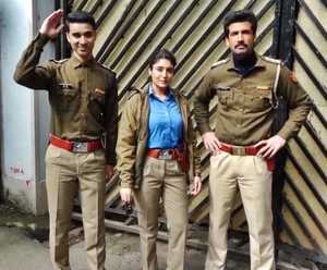 Kritika, Raghav, Dhairya snapped at Mehboob Studios during 'Gyaarah Gyaarah' shoot | Kritika, Raghav, Dhairya snapped at Mehboob Studios during 'Gyaarah Gyaarah' shoot